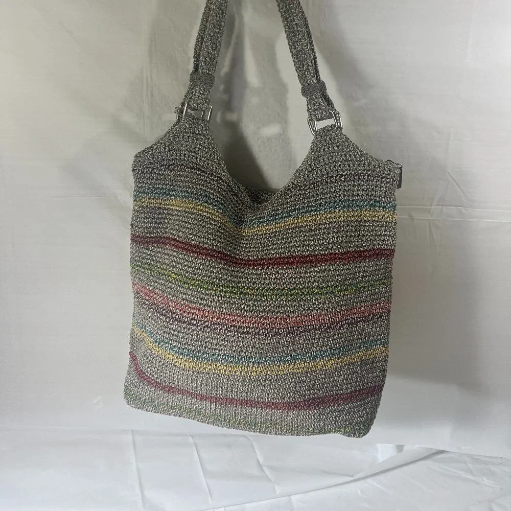 The SAK Striped BOHO Sack Shoulder Bag